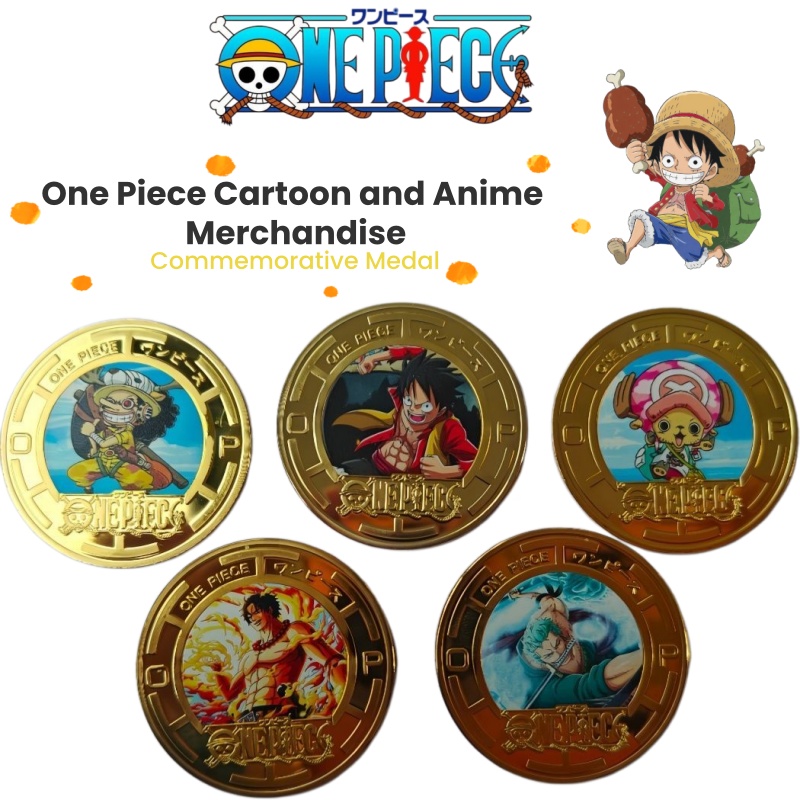 Model Kit Anime - Pièce de monnaie commémorative créative en