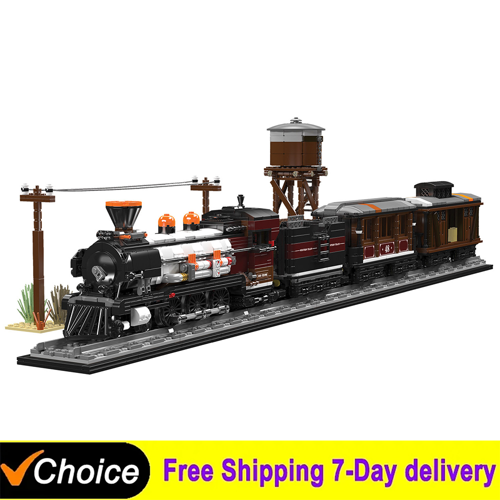 Model Kit Train - MO2462Pcs Train technique The Western, blocs