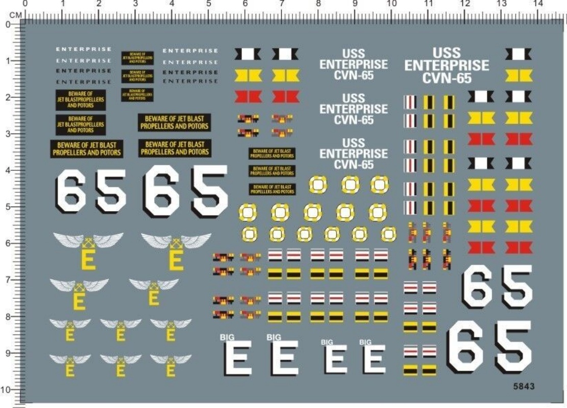 Autocollant de glissière aquat - Model Kit Uss Enterprise avis et prix